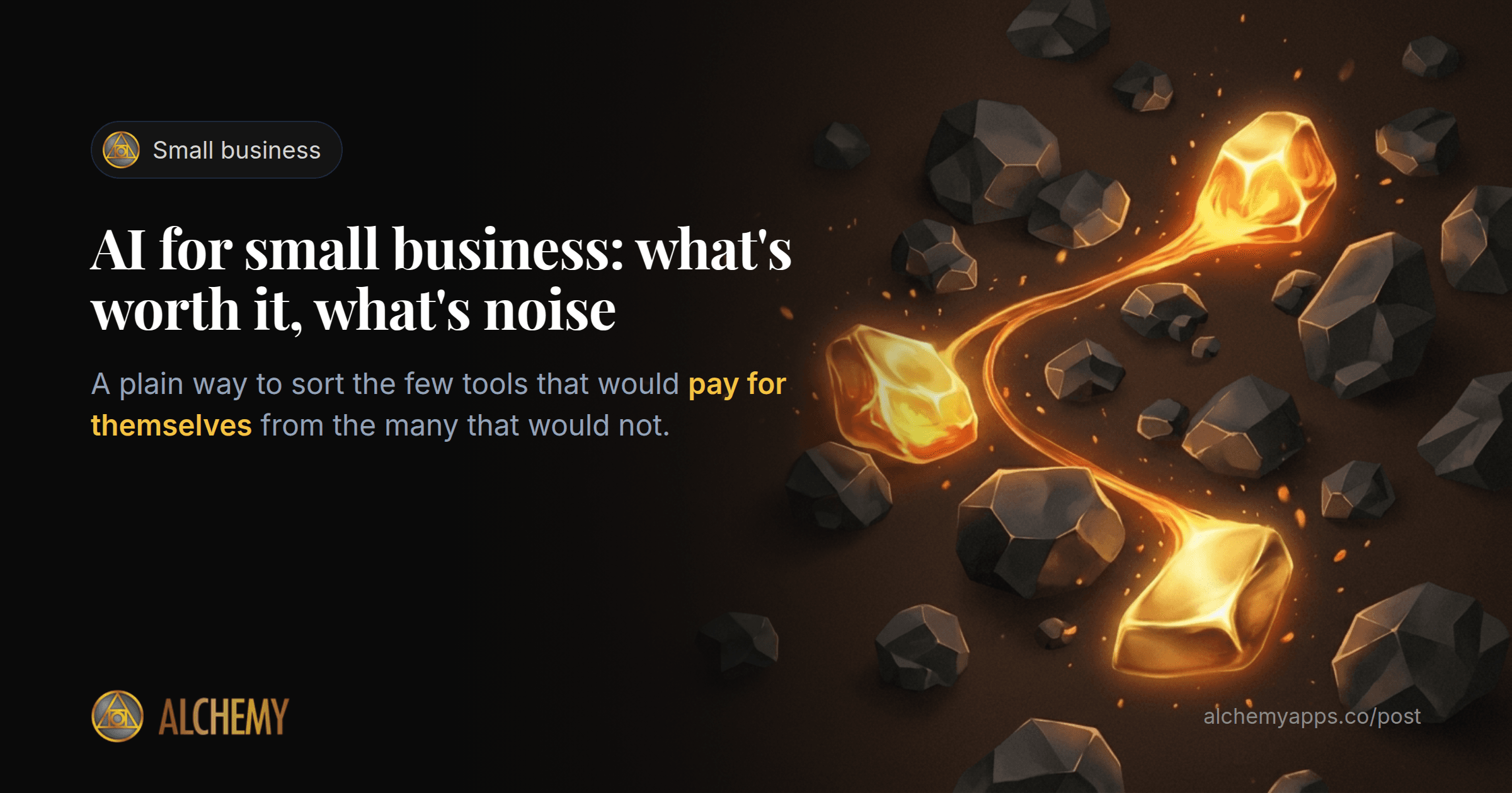 AI for small-business owners: what's worth it and what's noise